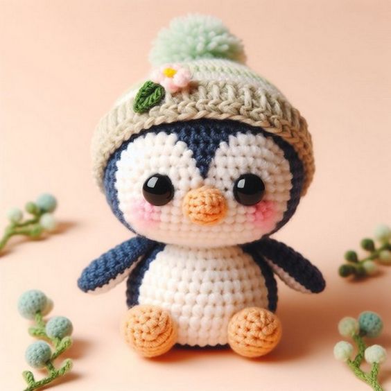 crochet penguin